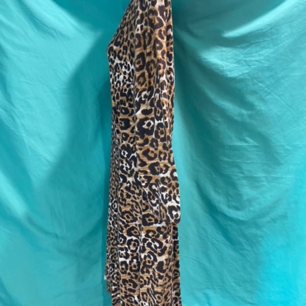 Boston Proper Leopard Print Dress - Picture 6 of 11